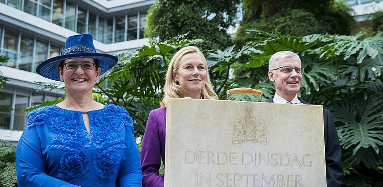 Minister Kaag presenting the plans in 2022. Image: Rijksoverheid