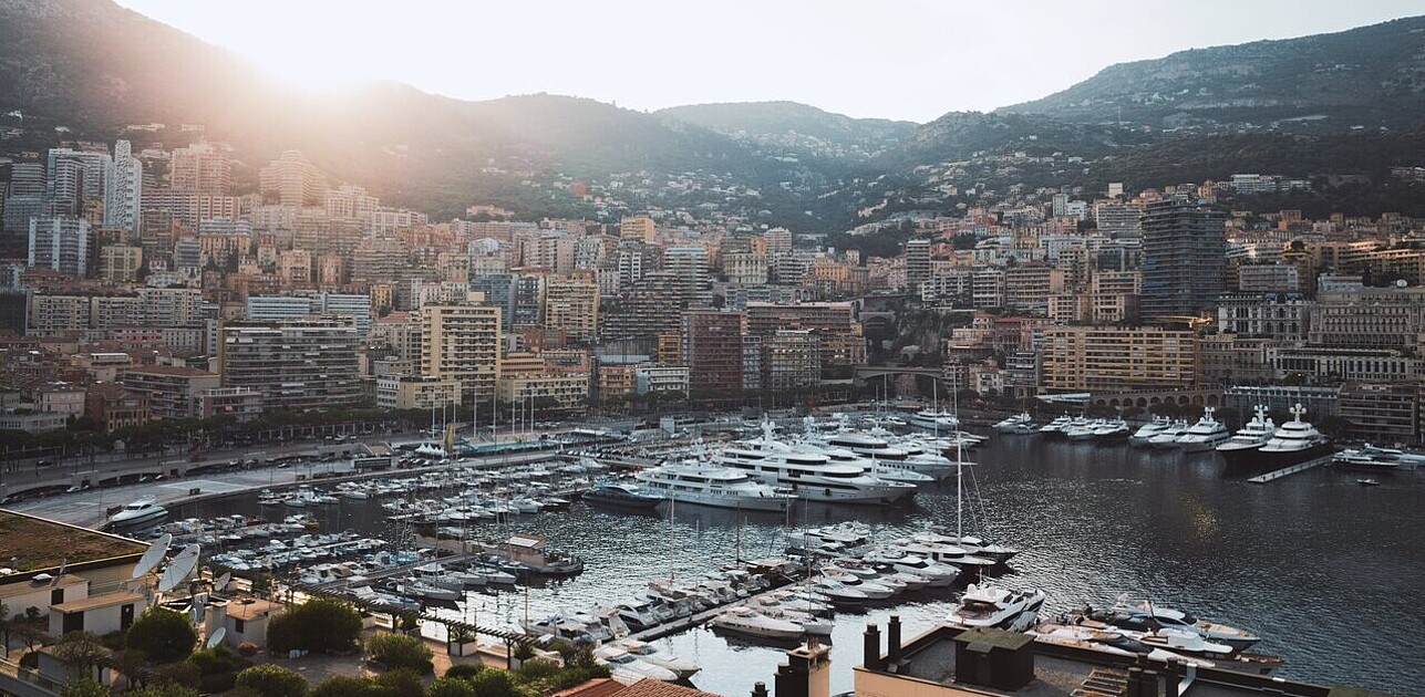 The harbour of Monaco