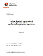 WeCare: The District Nurse and Self-Organising Home Care Teams – When Efficiency Meets Professional Discretion cover