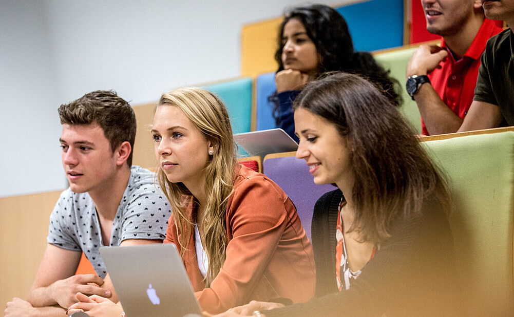 students in class