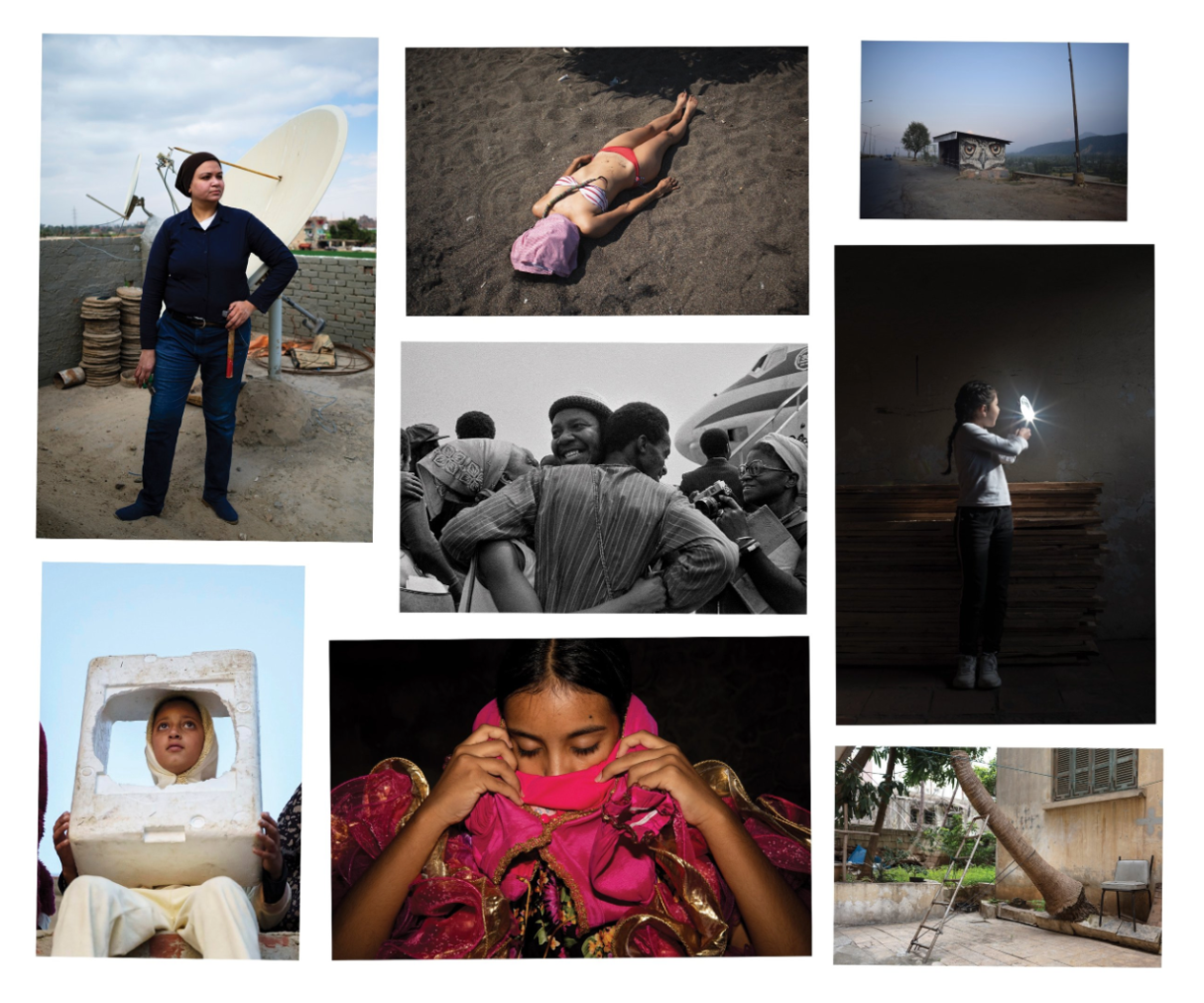 Collage of photos made by Magnum photos 2022